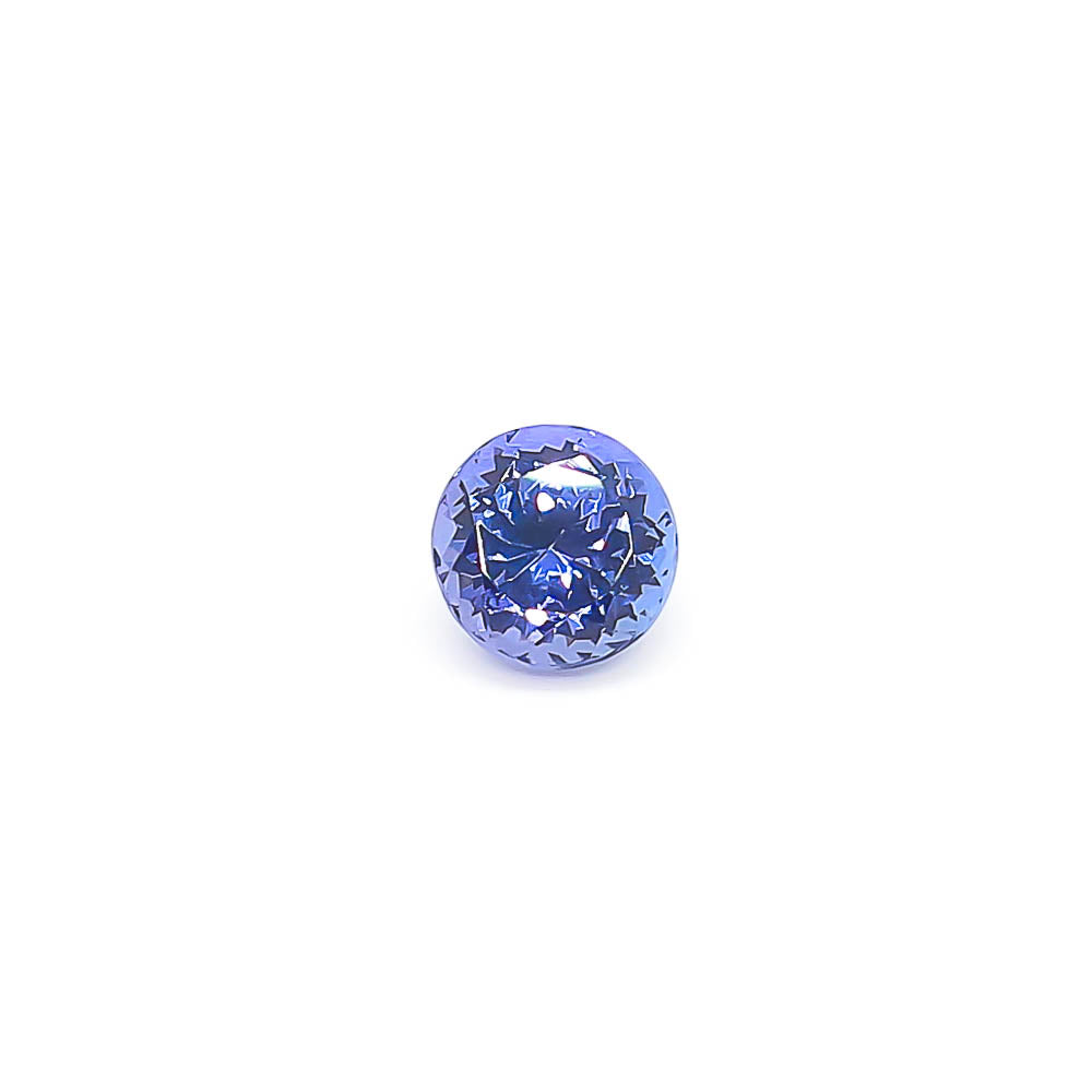 2.14 ct Round Faceted Bluish-Purple Tanzanite