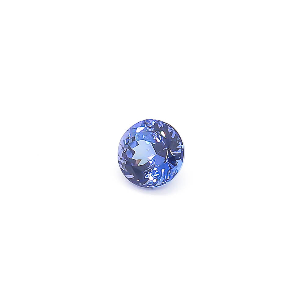 2.14 ct Round Faceted Bluish-Purple Tanzanite