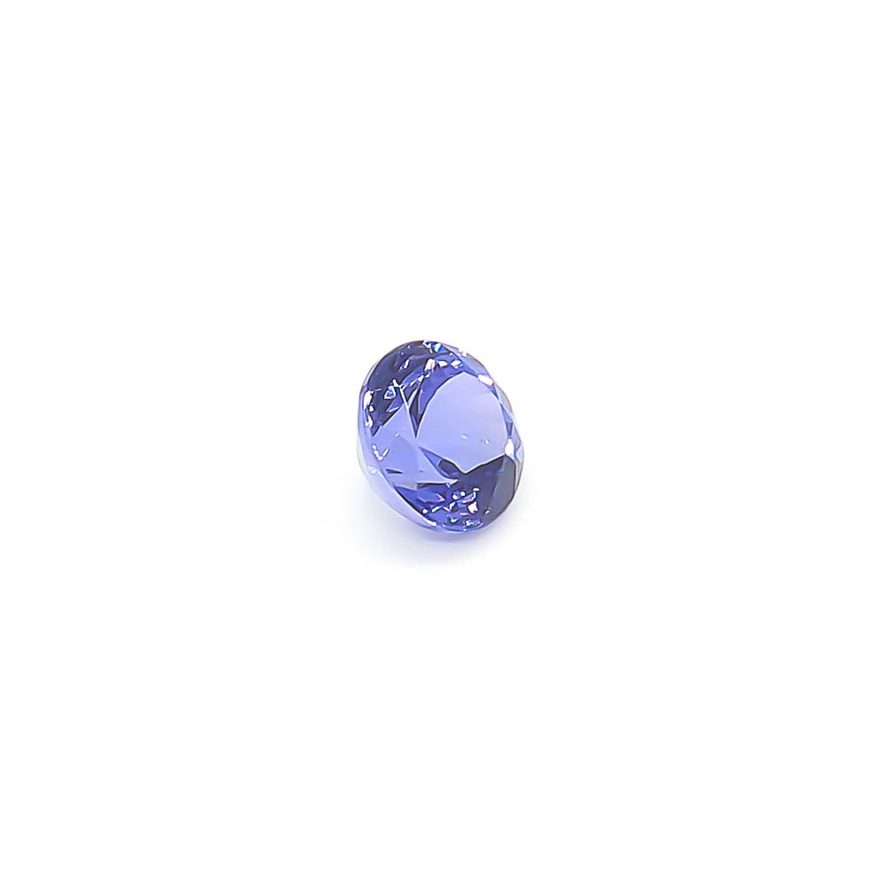 2.14 ct Round Faceted Bluish-Purple Tanzanite