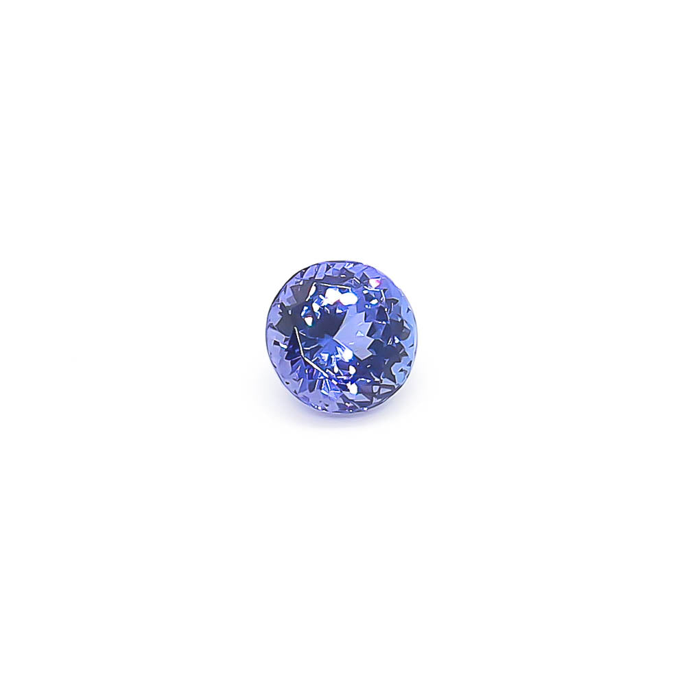 2.14 ct Round Faceted Bluish-Purple Tanzanite