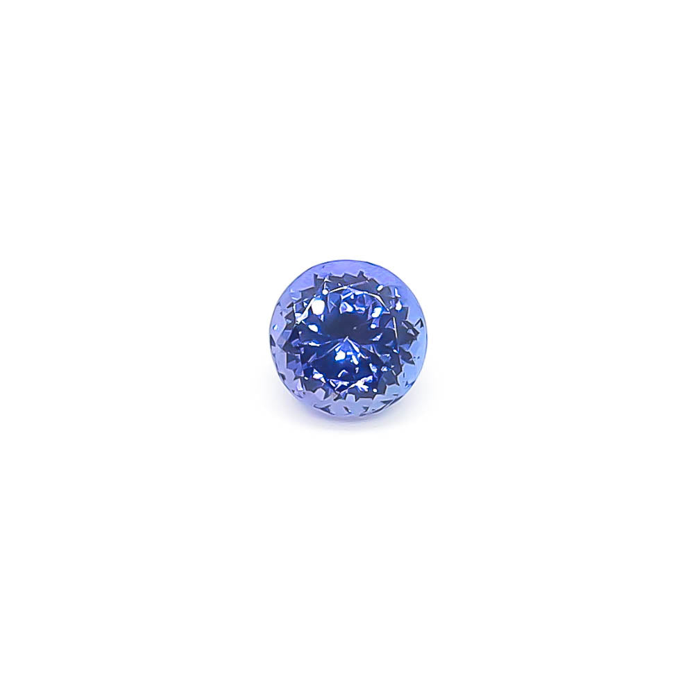 2.14 ct Round Faceted Bluish-Purple Tanzanite