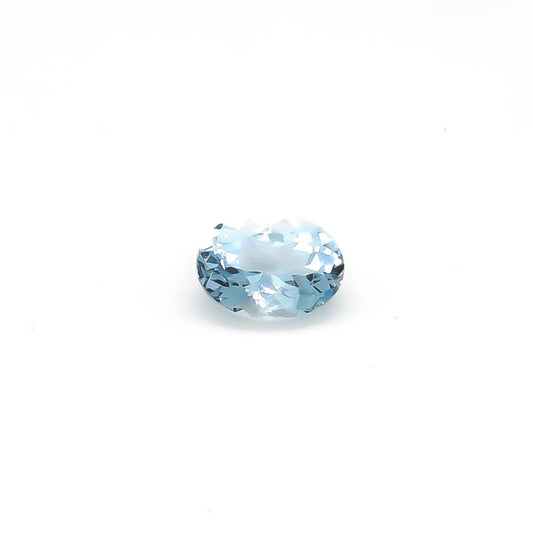 1.31 ct Oval Faceted Medium Blue Aquamarine