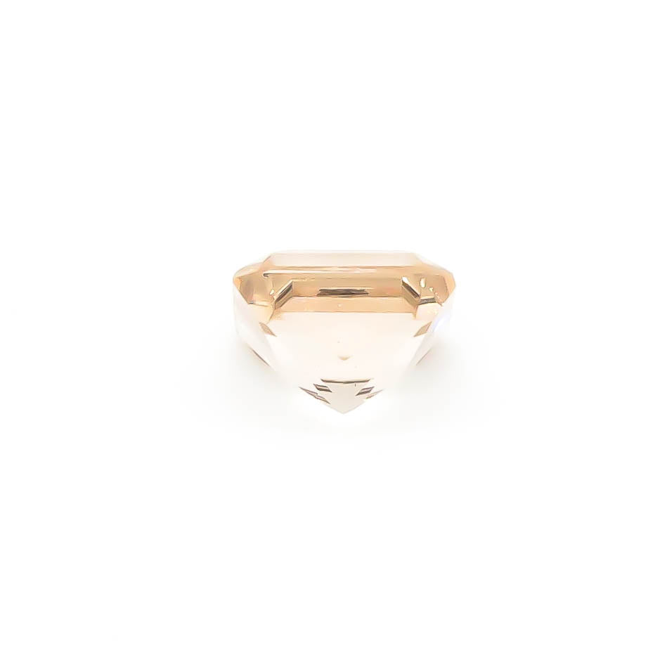 2.46 ct Octagon Orangey-Pink Morganite