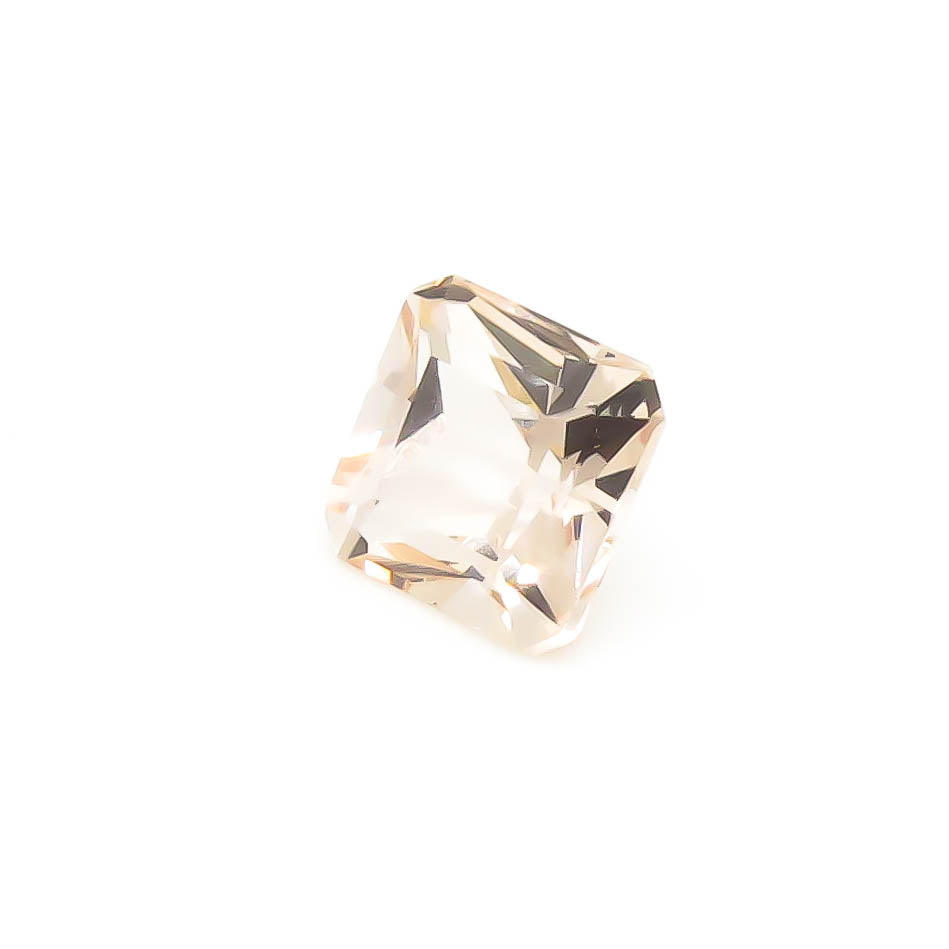 2.46 ct Octagon Orangey-Pink Morganite