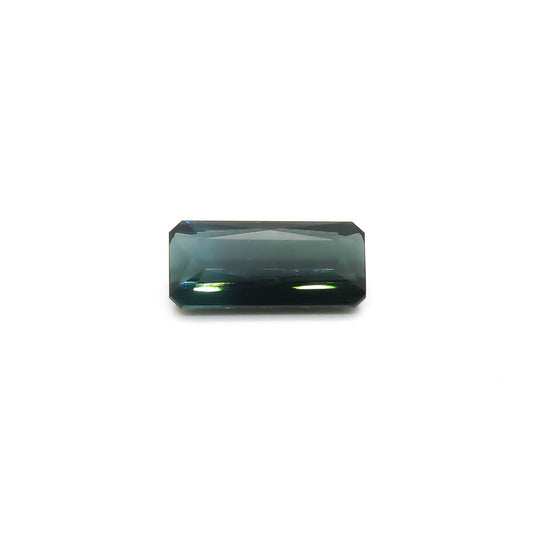 3.46 ct Octagon Faceted Dark Blue-Gray Tourmaline