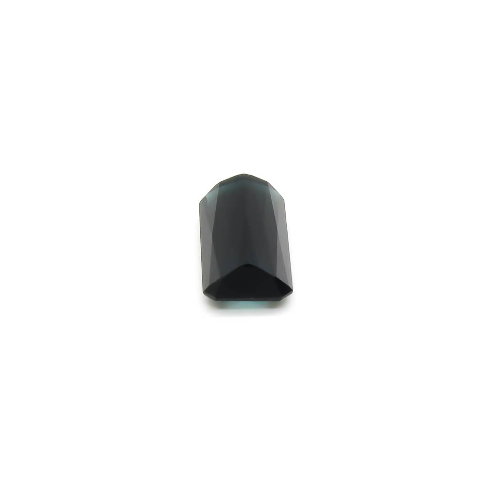 3.46 ct Octagon Faceted Dark Blue-Gray Tourmaline