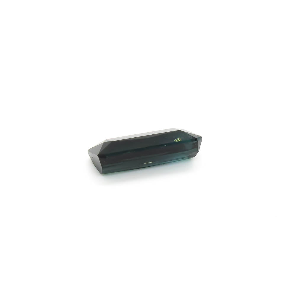 3.46 ct Octagon Faceted Dark Blue-Gray Tourmaline