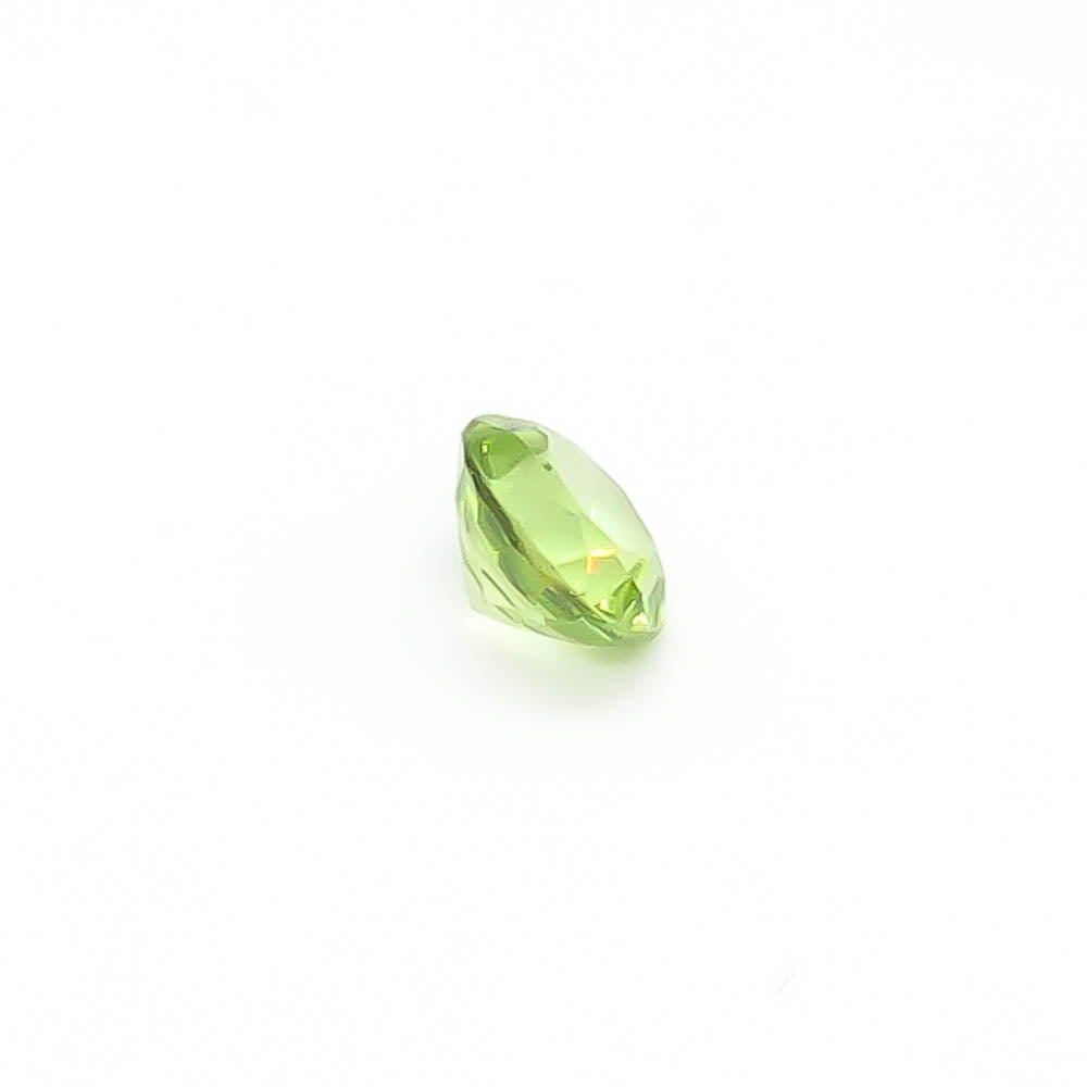 0.54 ct (5 mm) Round Faceted Burmese Peridot