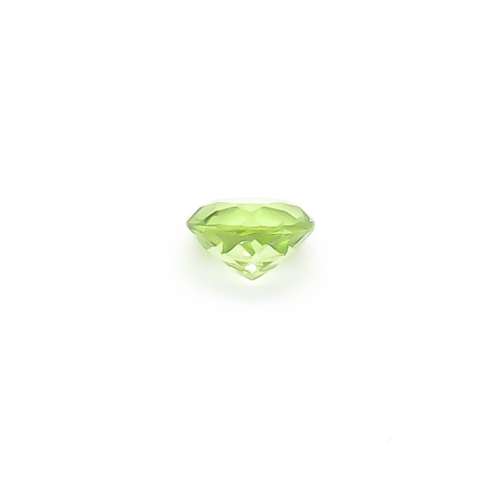 0.54 ct (5 mm) Round Faceted Burmese Peridot