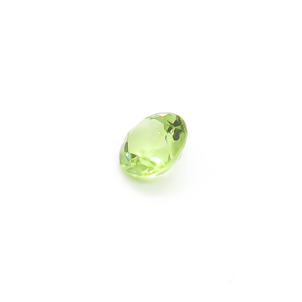 0.54 ct (5 mm) Round Faceted Burmese Peridot