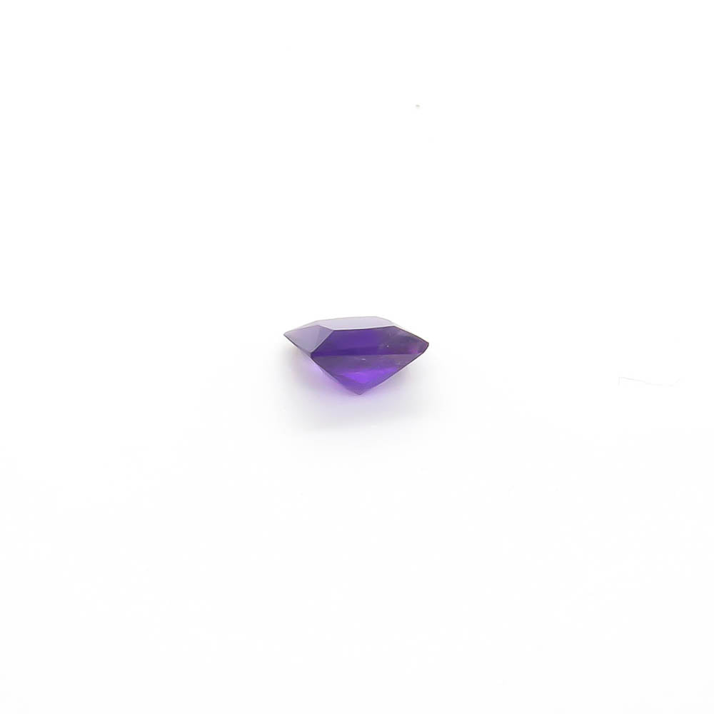 0.54 ct (5mm x 5mm) Square Faceted Amethyst - Dark Purple