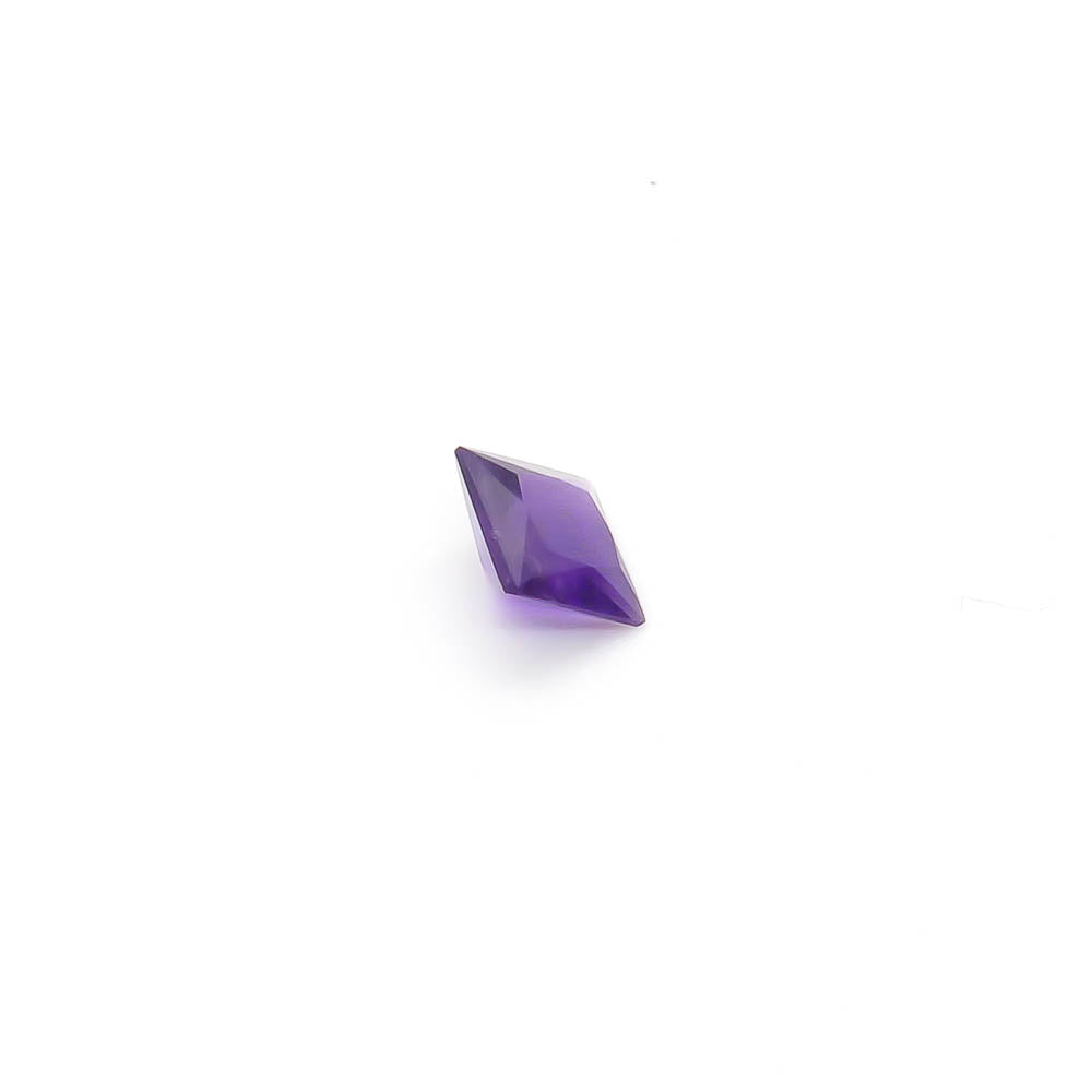 0.54 ct (5mm x 5mm) Square Faceted Amethyst - Dark Purple