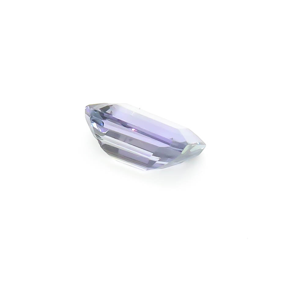 2.22 ct Octagon Greenish-Purple Peacock Tanzanite