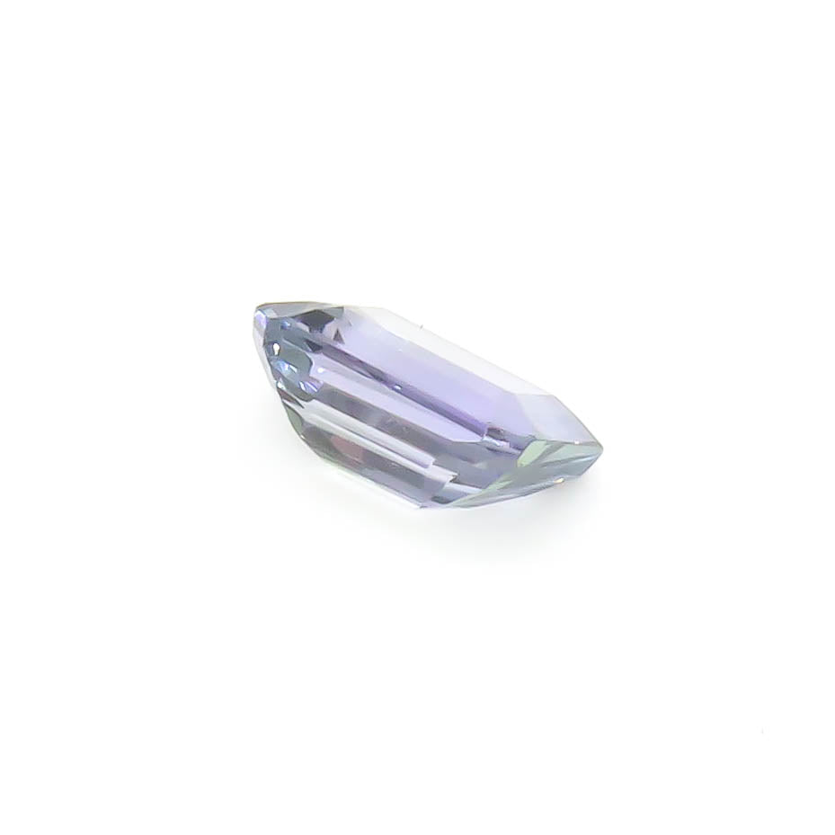 2.22 ct Octagon Greenish-Purple Peacock Tanzanite