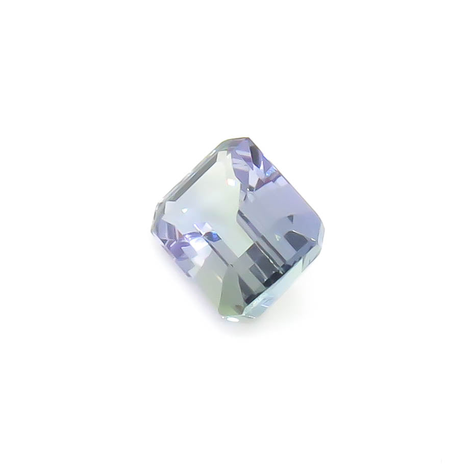 2.22 ct Octagon Greenish-Purple Peacock Tanzanite