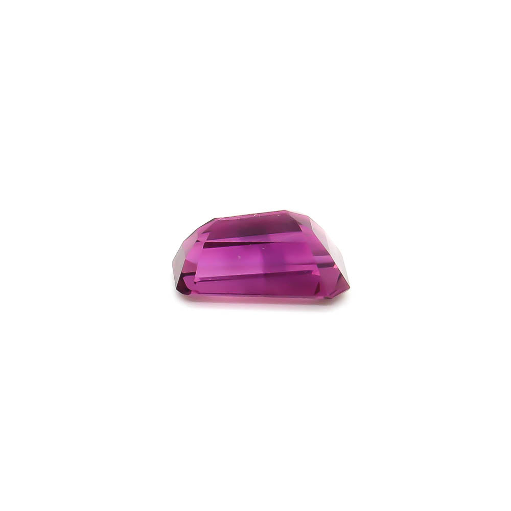 2.52 ct Octagon Faceted Deep Purplish-Pink Tourmaline