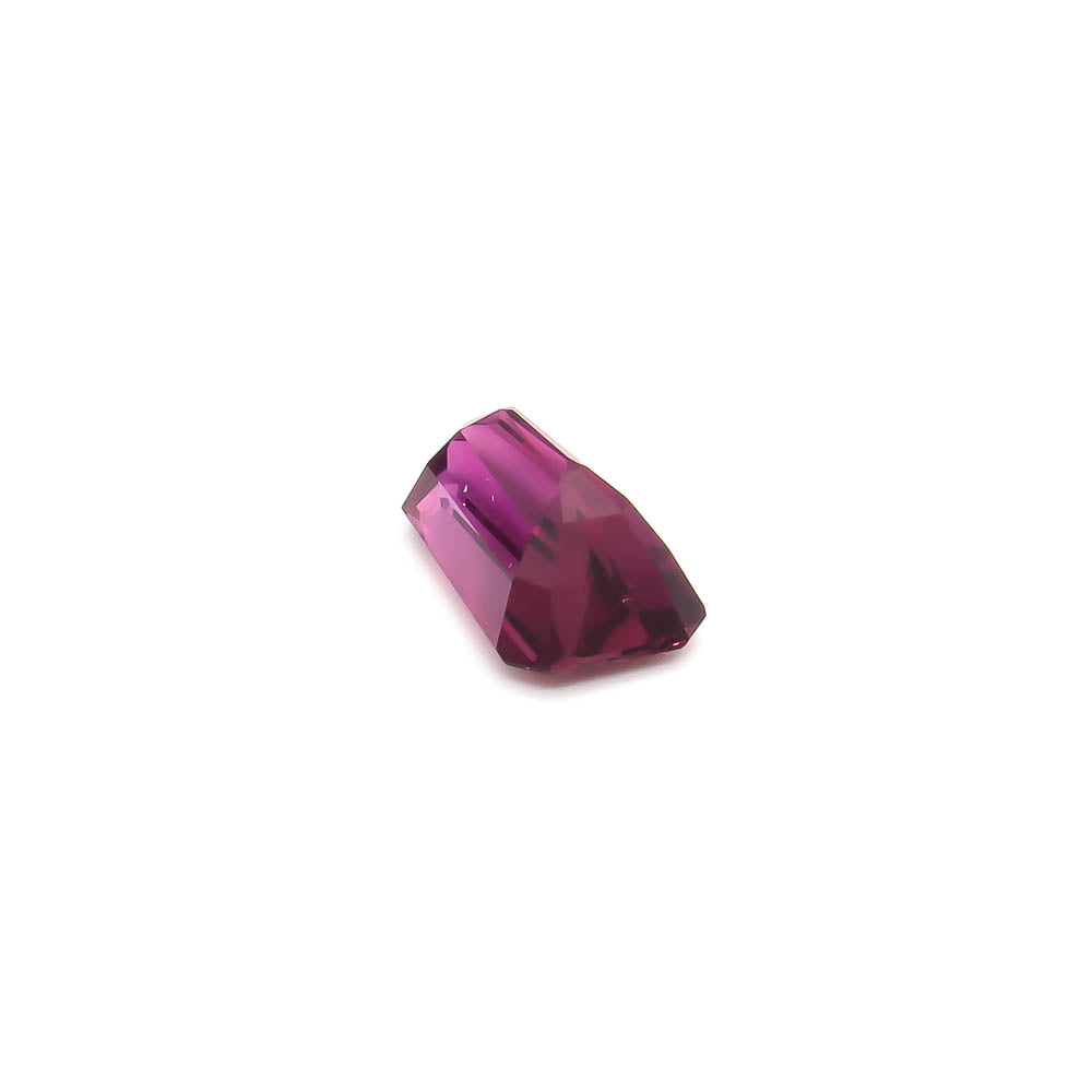 2.52 ct Octagon Faceted Deep Purplish-Pink Tourmaline