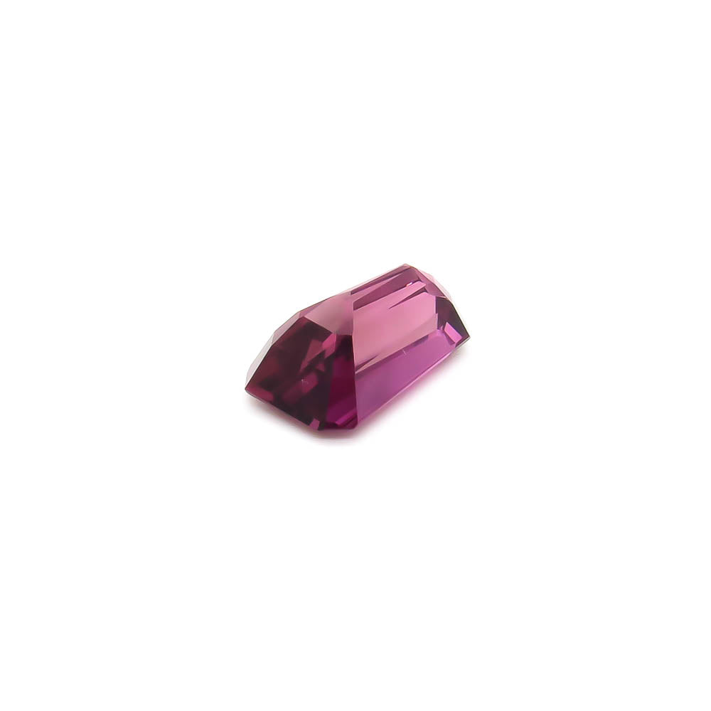 2.52 ct Octagon Faceted Deep Purplish-Pink Tourmaline