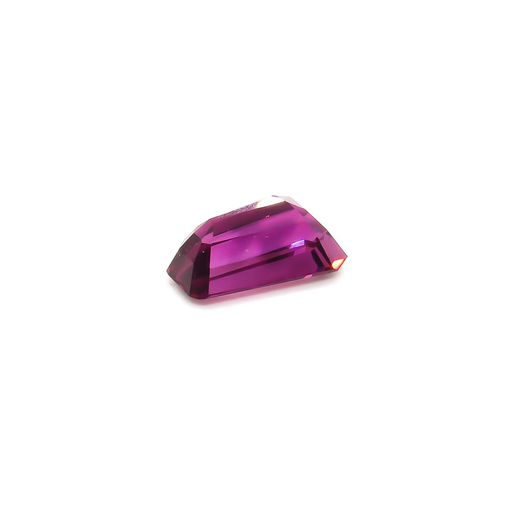 2.52 ct Octagon Faceted Deep Purplish-Pink Tourmaline