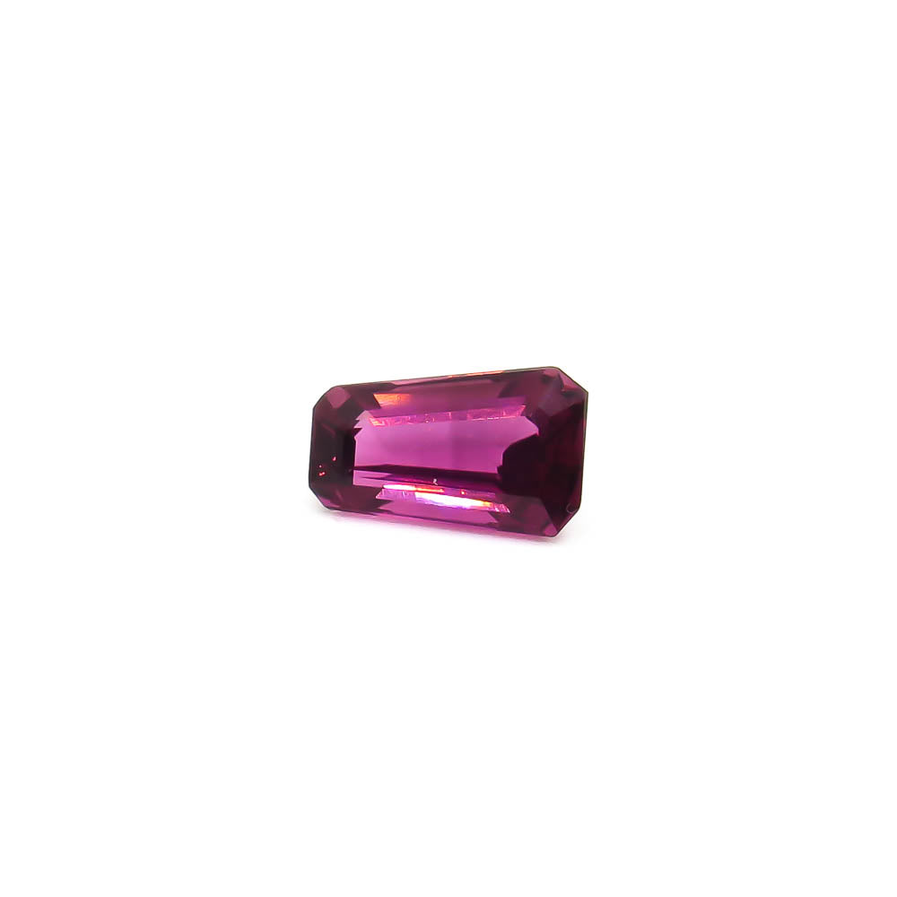 2.52 ct Octagon Faceted Deep Purplish-Pink Tourmaline