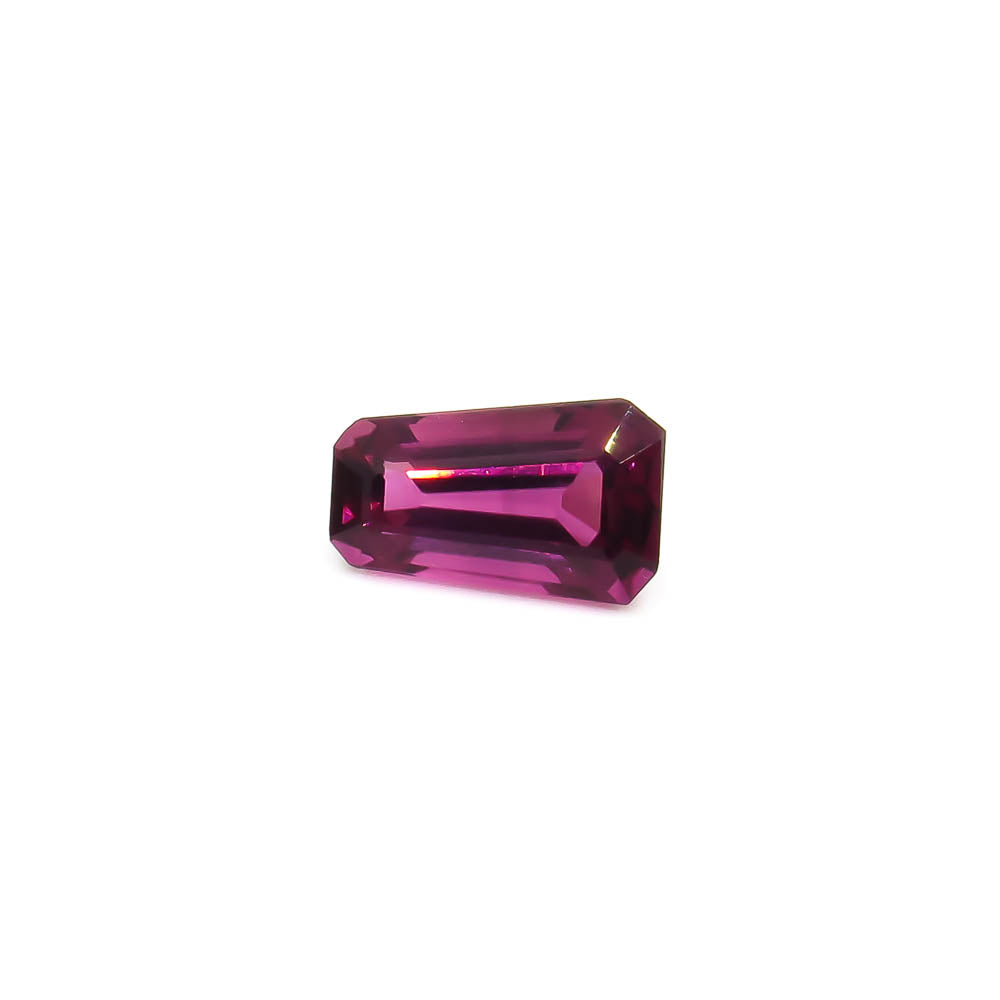 2.52 ct Octagon Faceted Deep Purplish-Pink Tourmaline