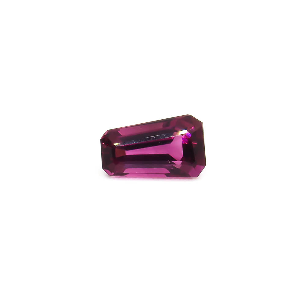 2.52 ct Octagon Faceted Deep Purplish-Pink Tourmaline