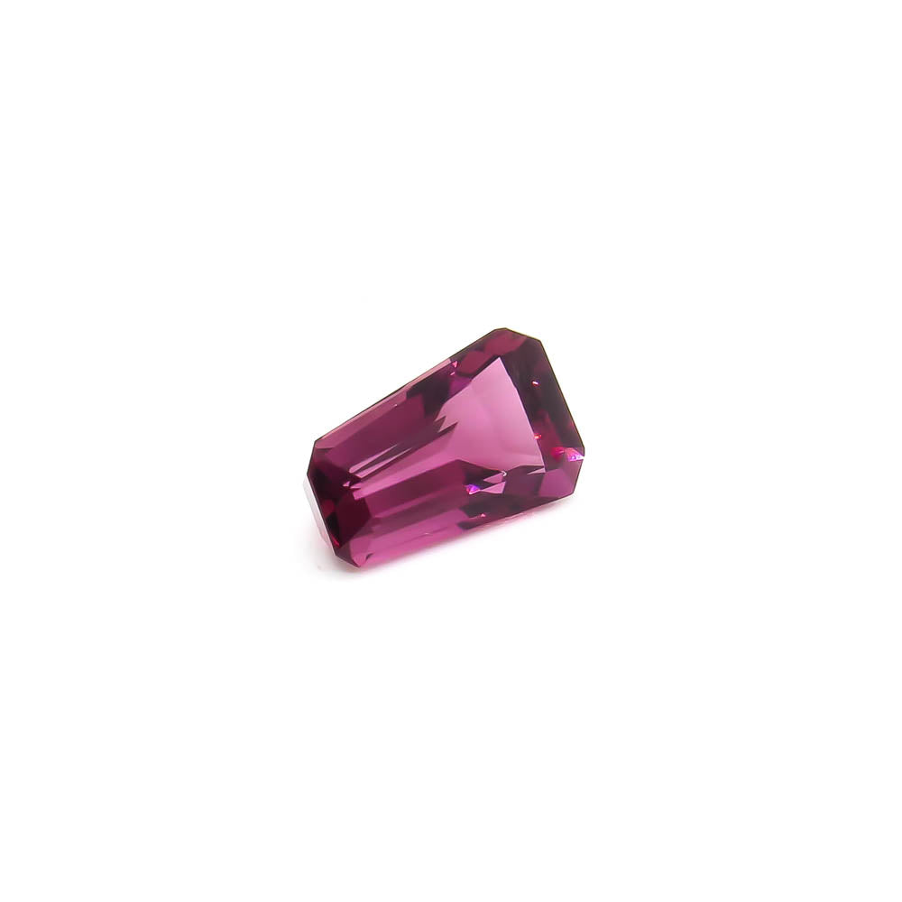 2.52 ct Octagon Faceted Deep Purplish-Pink Tourmaline