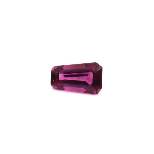 2.52 ct Octagon Faceted Deep Purplish-Pink Tourmaline