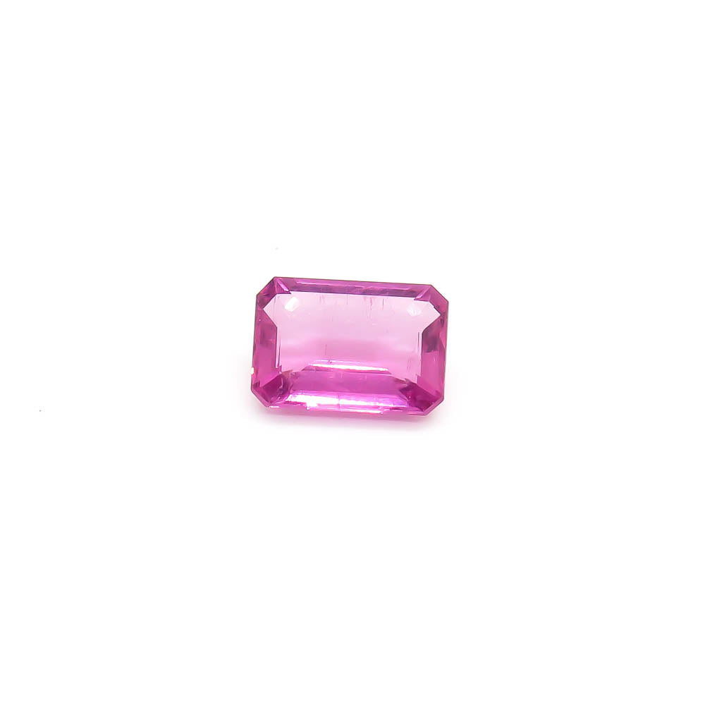 2.28 ct Octagon Bright Pink Tourmaline