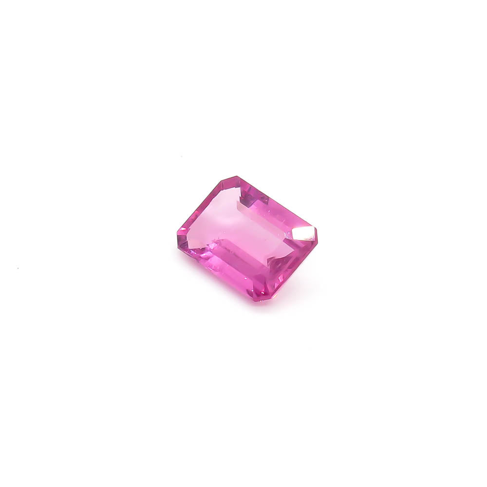 2.28 ct Octagon Bright Pink Tourmaline