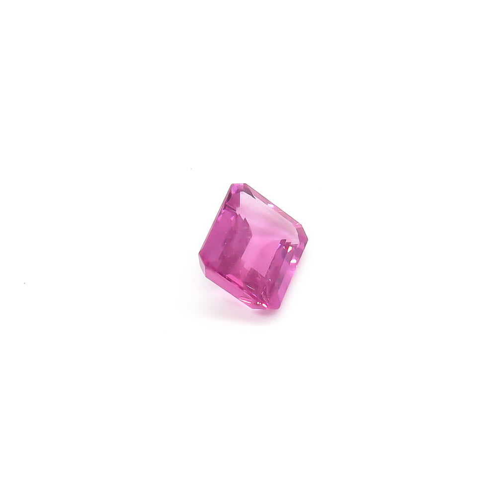 2.28 ct Octagon Bright Pink Tourmaline