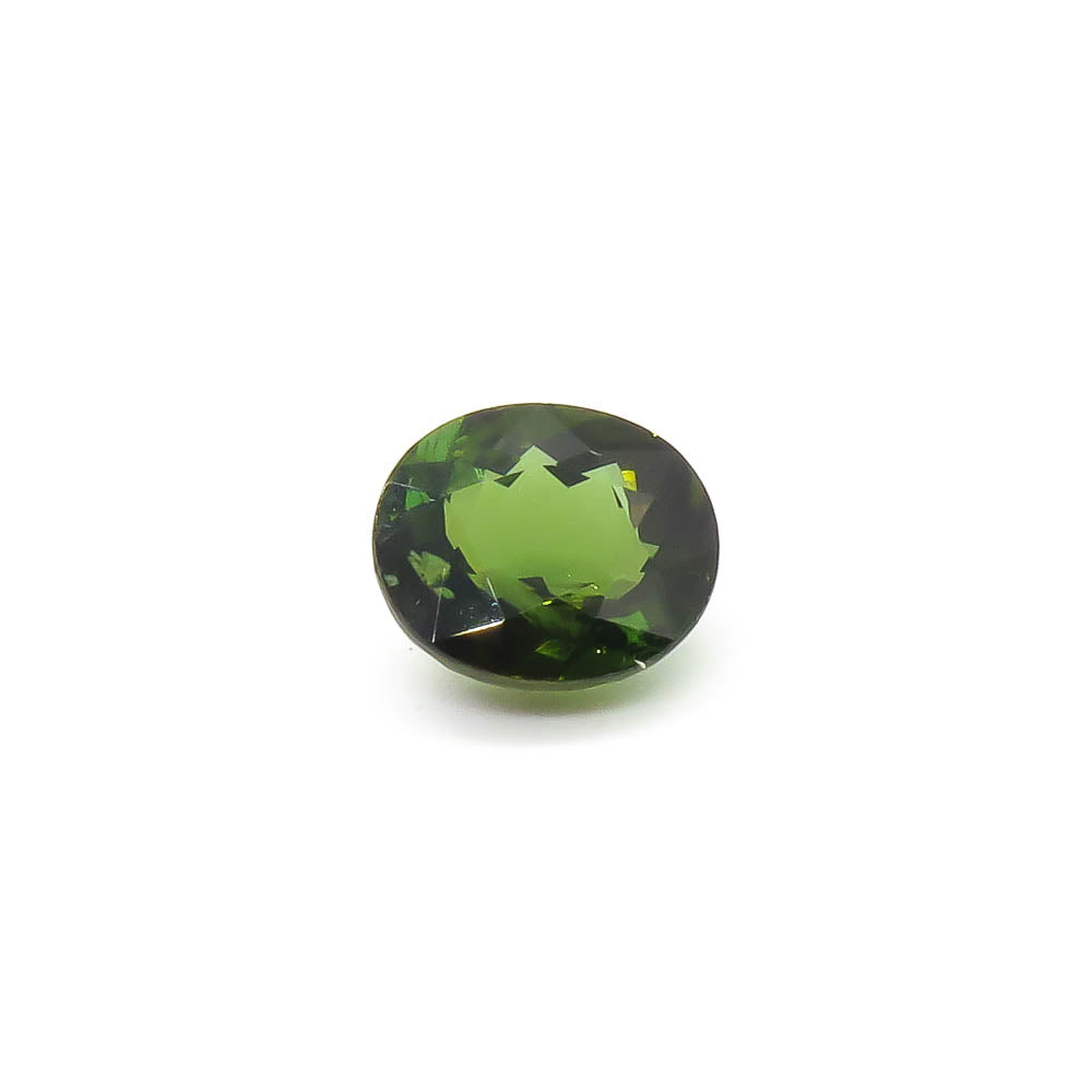 3.23 ct Oval Faceted Forest Green Tourmaline