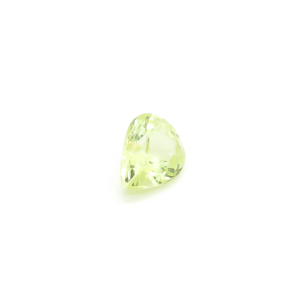 1.51 ct Pear Shaped Faceted Greenish-Yellow Natural Chrysoberyl