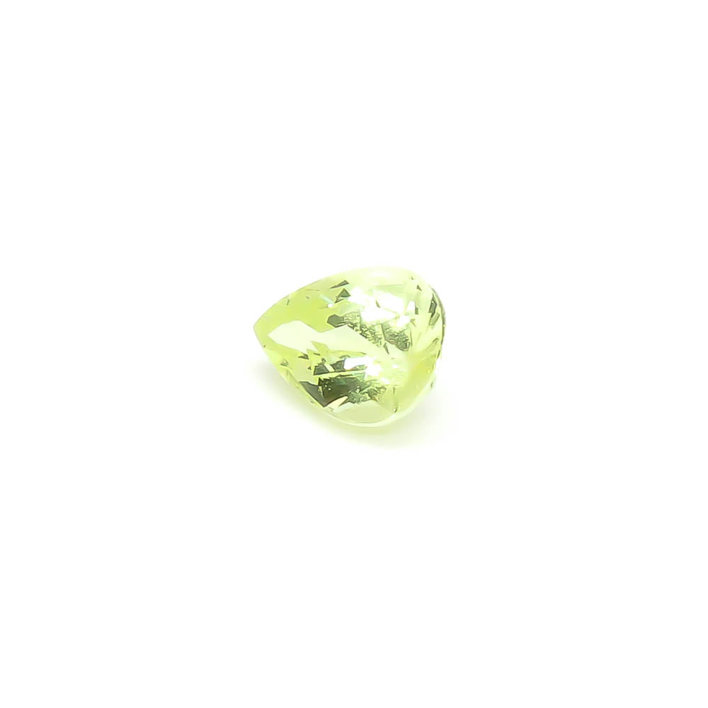 1.51 ct Pear Shaped Faceted Greenish-Yellow Natural Chrysoberyl