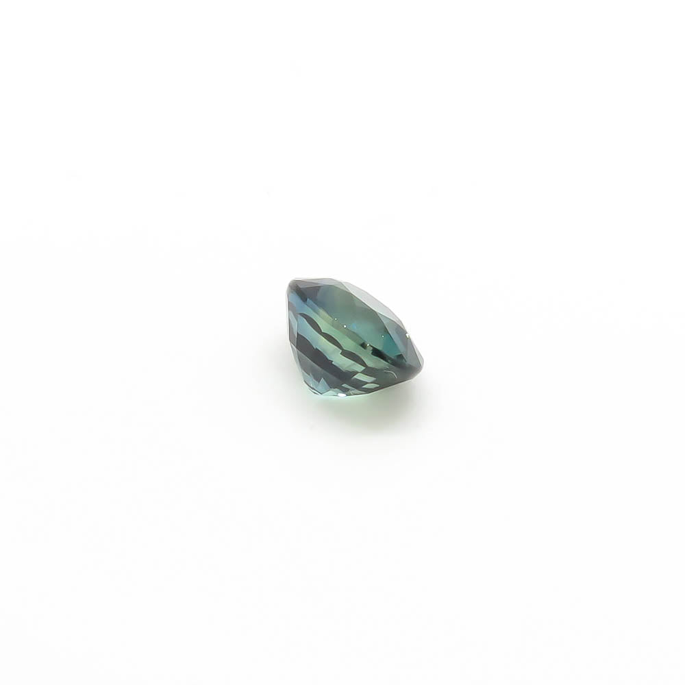 1.30 ct CERTIFIED UNHEATED Oval Faceted Natural Tanzanian Peacock Sapphire