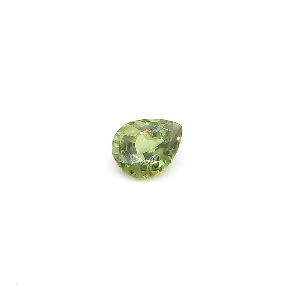 0.81 ct Pear Yellow-Green Demantoid Garnet