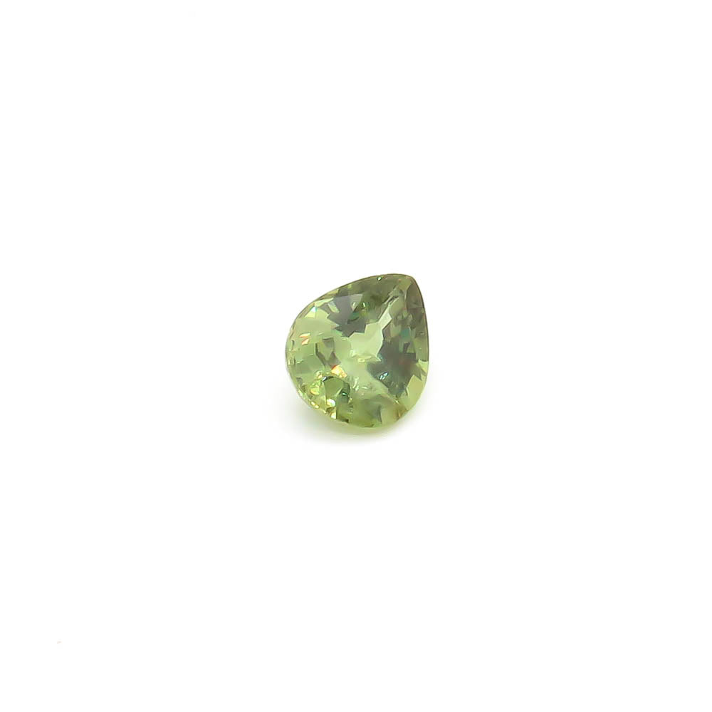 0.81 ct Pear Yellow-Green Demantoid Garnet