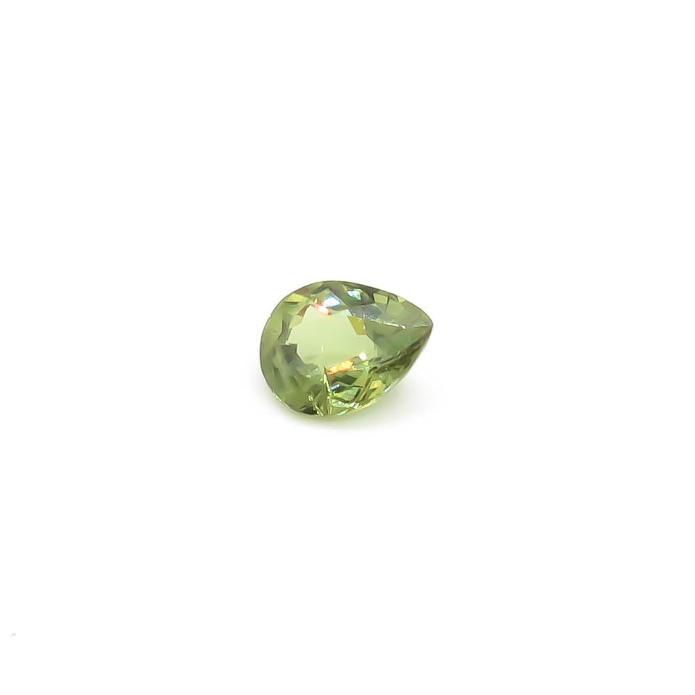 0.81 ct Pear Yellow-Green Demantoid Garnet