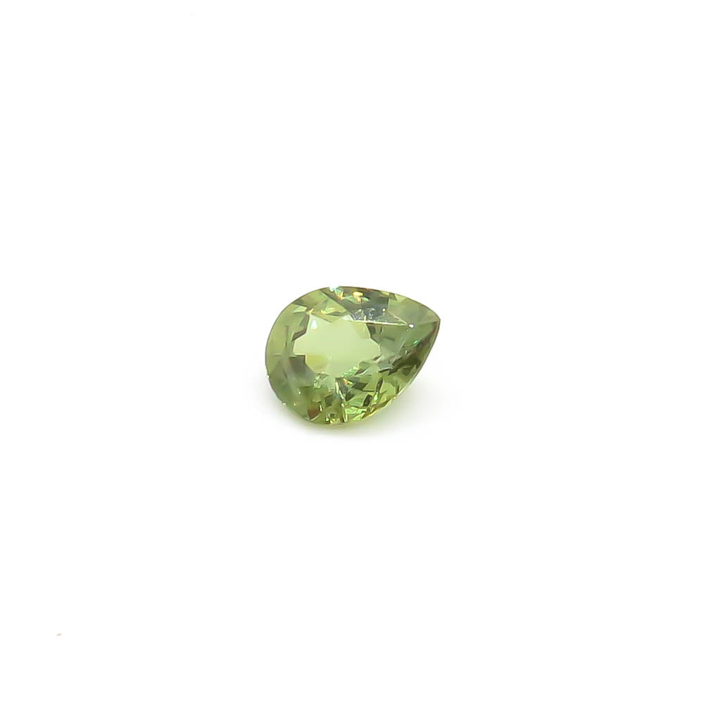 0.81 ct Pear Yellow-Green Demantoid Garnet