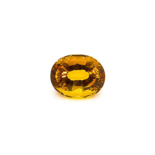 10.3 ct Oval Deep Yellow Citrine