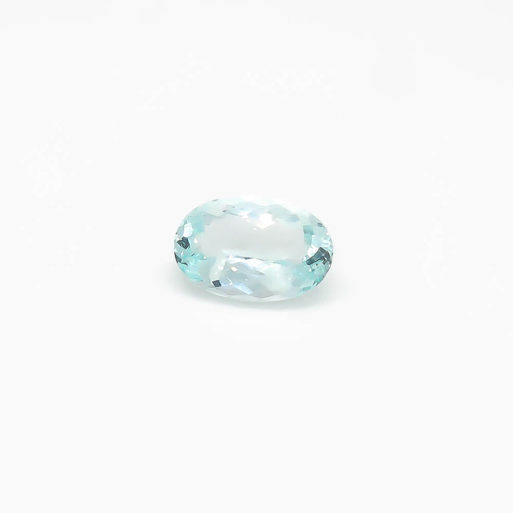 3.18 ct Oval Faceted Medium Blue Aquamarine