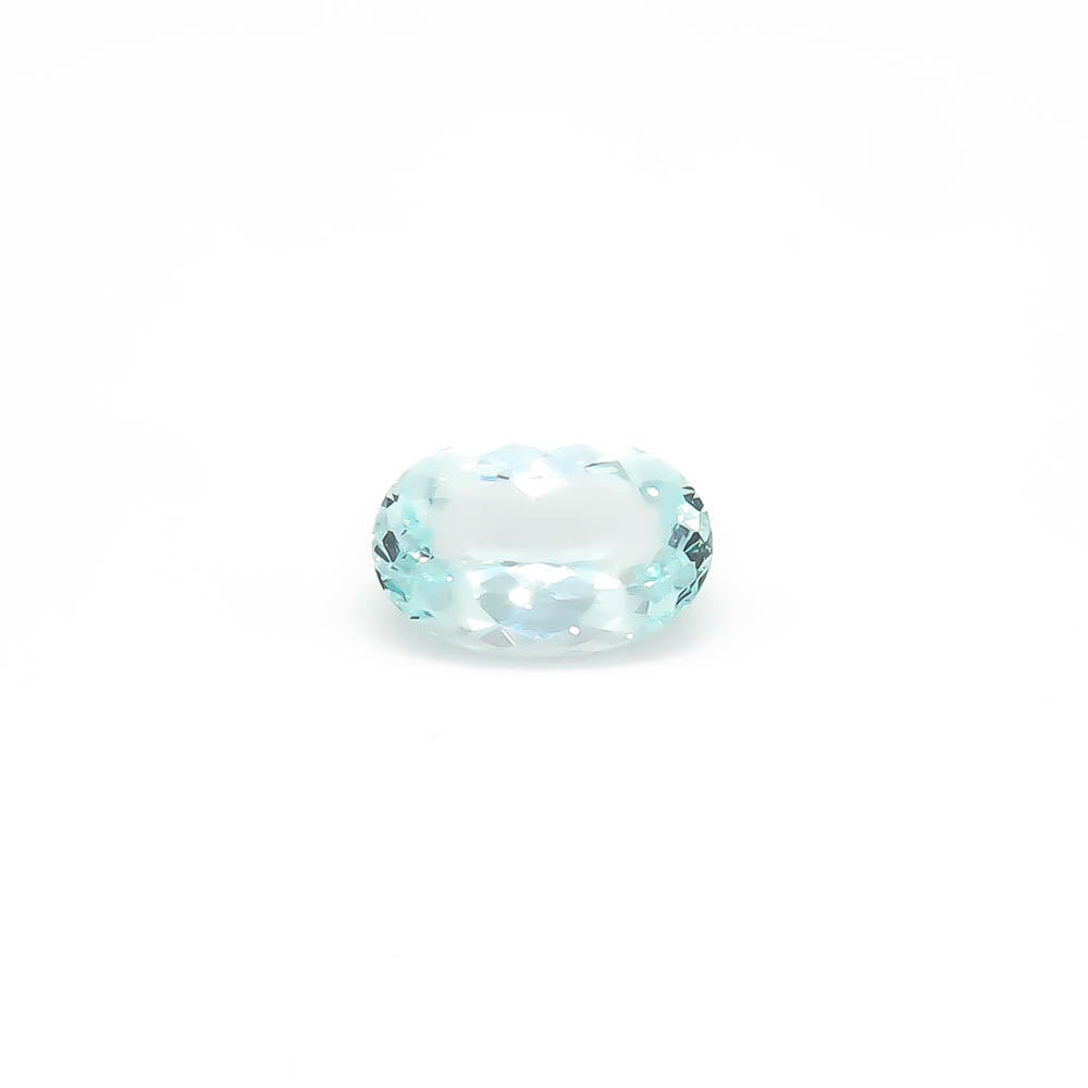 3.18 ct Oval Faceted Medium Blue Aquamarine