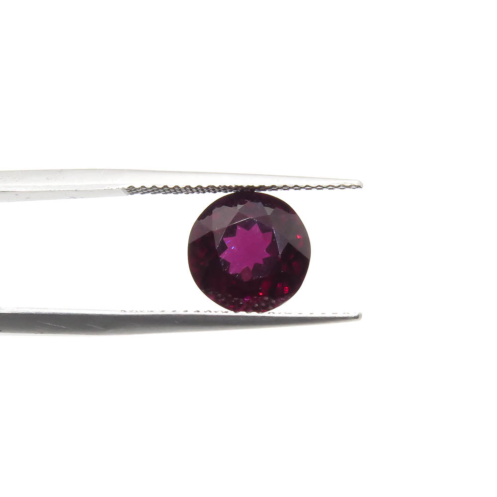 5.08 ct Round Natural Rhodolite Garnet