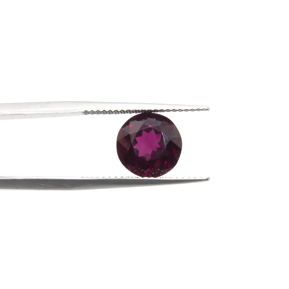 5.08 ct Round Natural Rhodolite Garnet