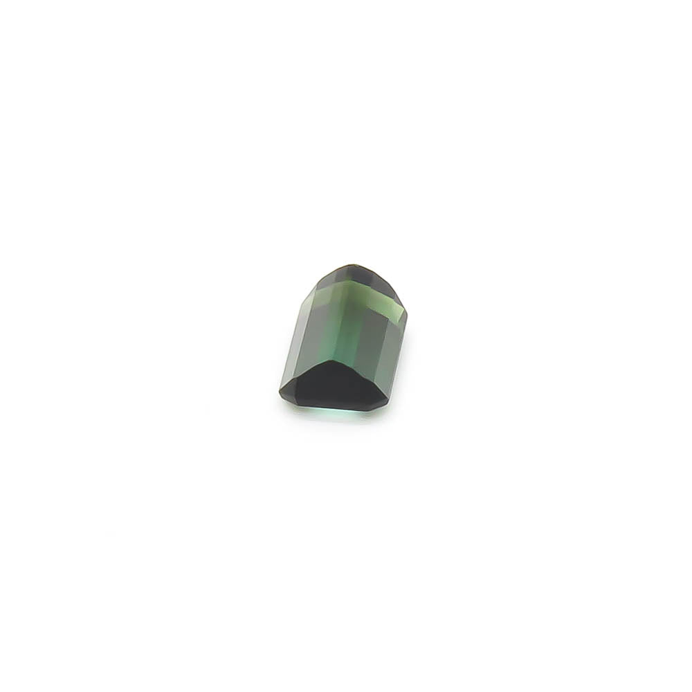 1.11 ct Octagon Faceted Bi-Colour Blue-Green To Forest Green Tourmaline