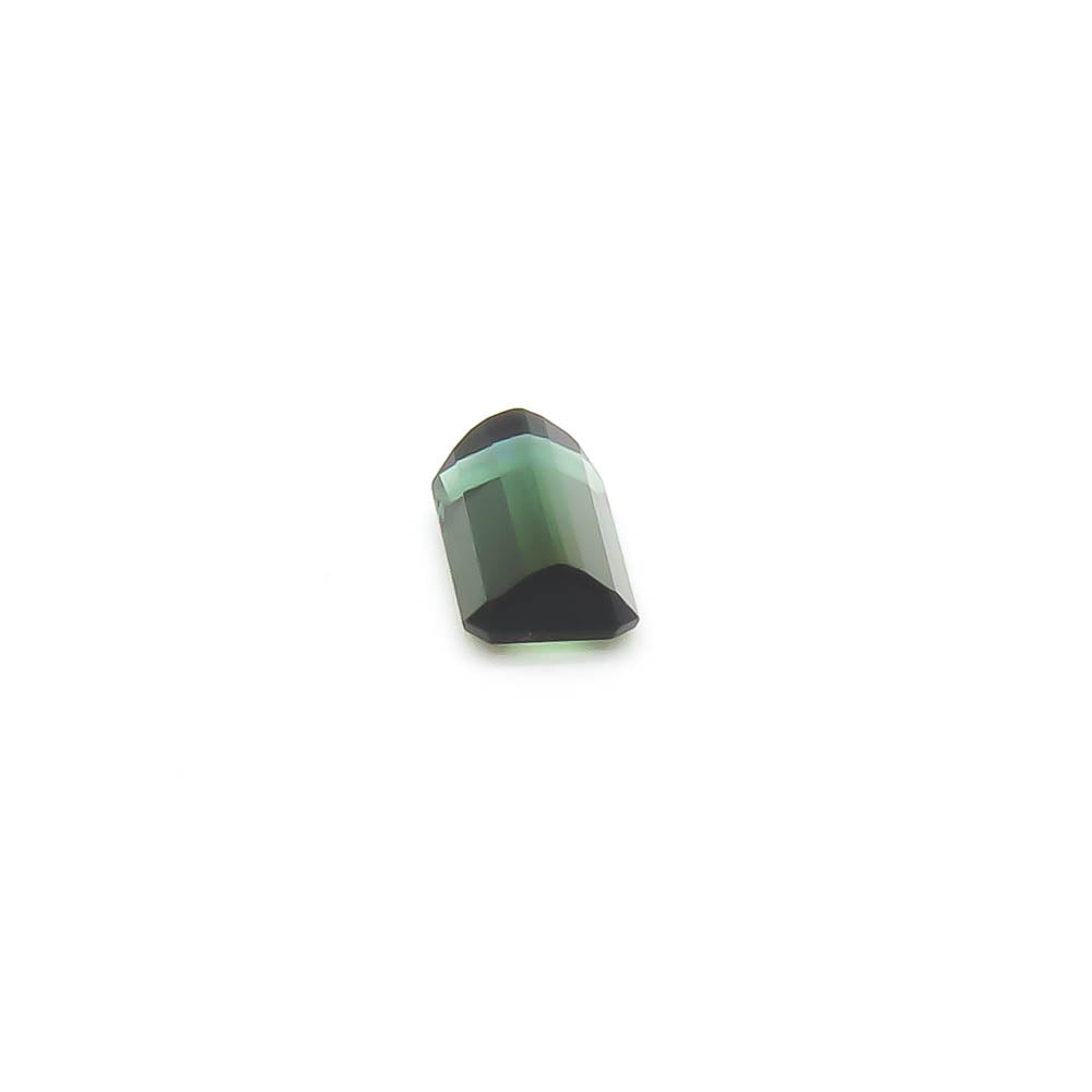 1.11 ct Octagon Faceted Bi-Colour Blue-Green To Forest Green Tourmaline