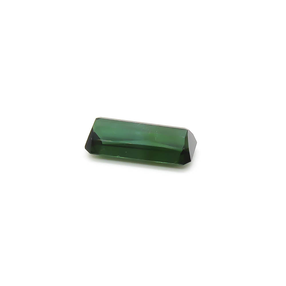 3.62 ct Octagon Faceted Bi-Colour Blue-Green To Forest Green Tourmaline