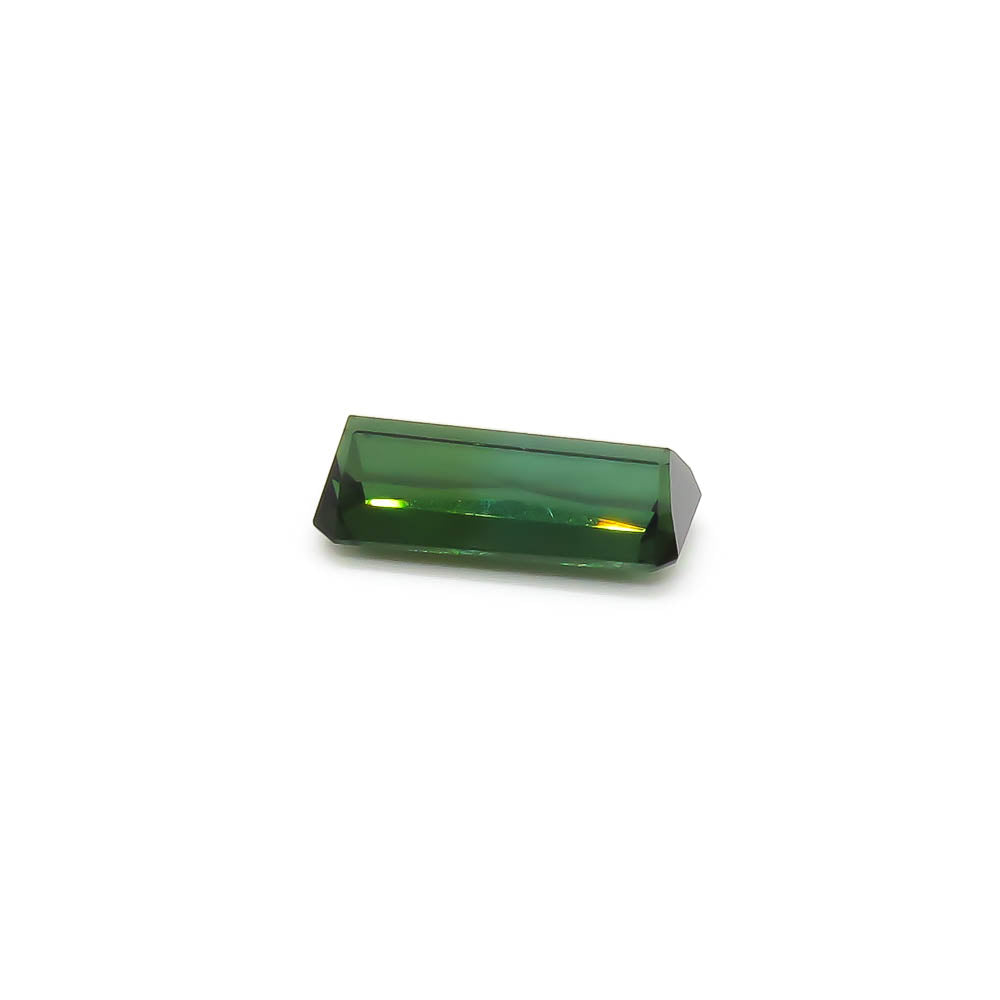 3.62 ct Octagon Faceted Bi-Colour Blue-Green To Forest Green Tourmaline