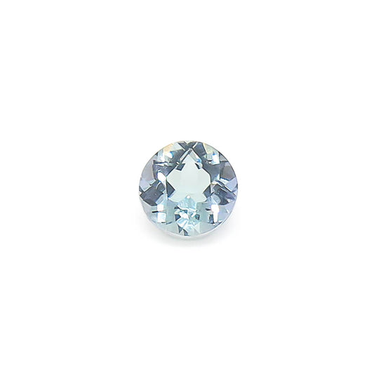 1.08 ct Round Faceted Peacock Tanzanite