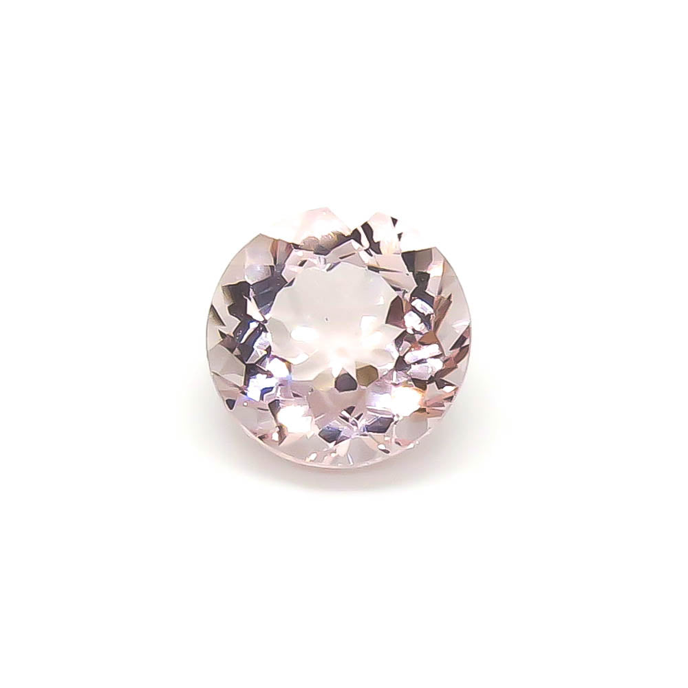 3.73 ct Round Faceted Pink Brazilian Morganite